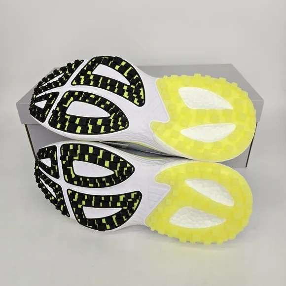 New adidas Solarmotion 'White Pulse Lime' Men's Spikeless Golf Shoes Size 10.5 - Picture 7 of 8